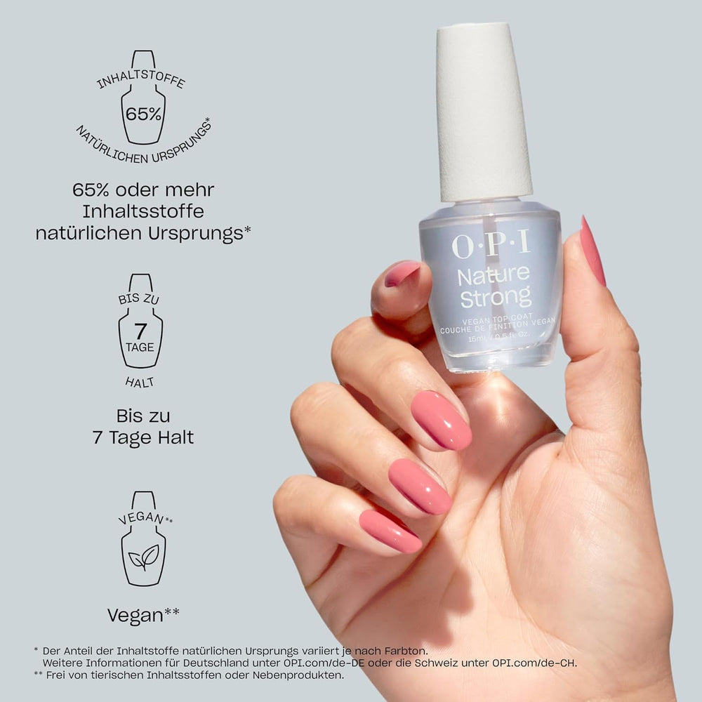 OPI Nature Strong White, Grey și Black Shades – ojă de lungă durată cu o formulă vegană, inovatoare, care conține ingrediente naturale – pentru unghii strălucitoare
