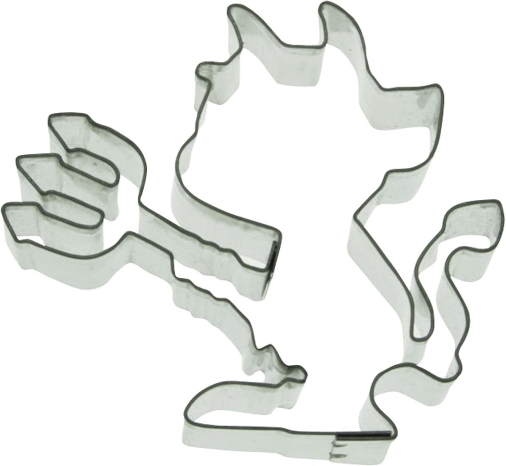 Formă de biscuiți Städter Devil, oțel inoxidabil, argintiu, 7 cm