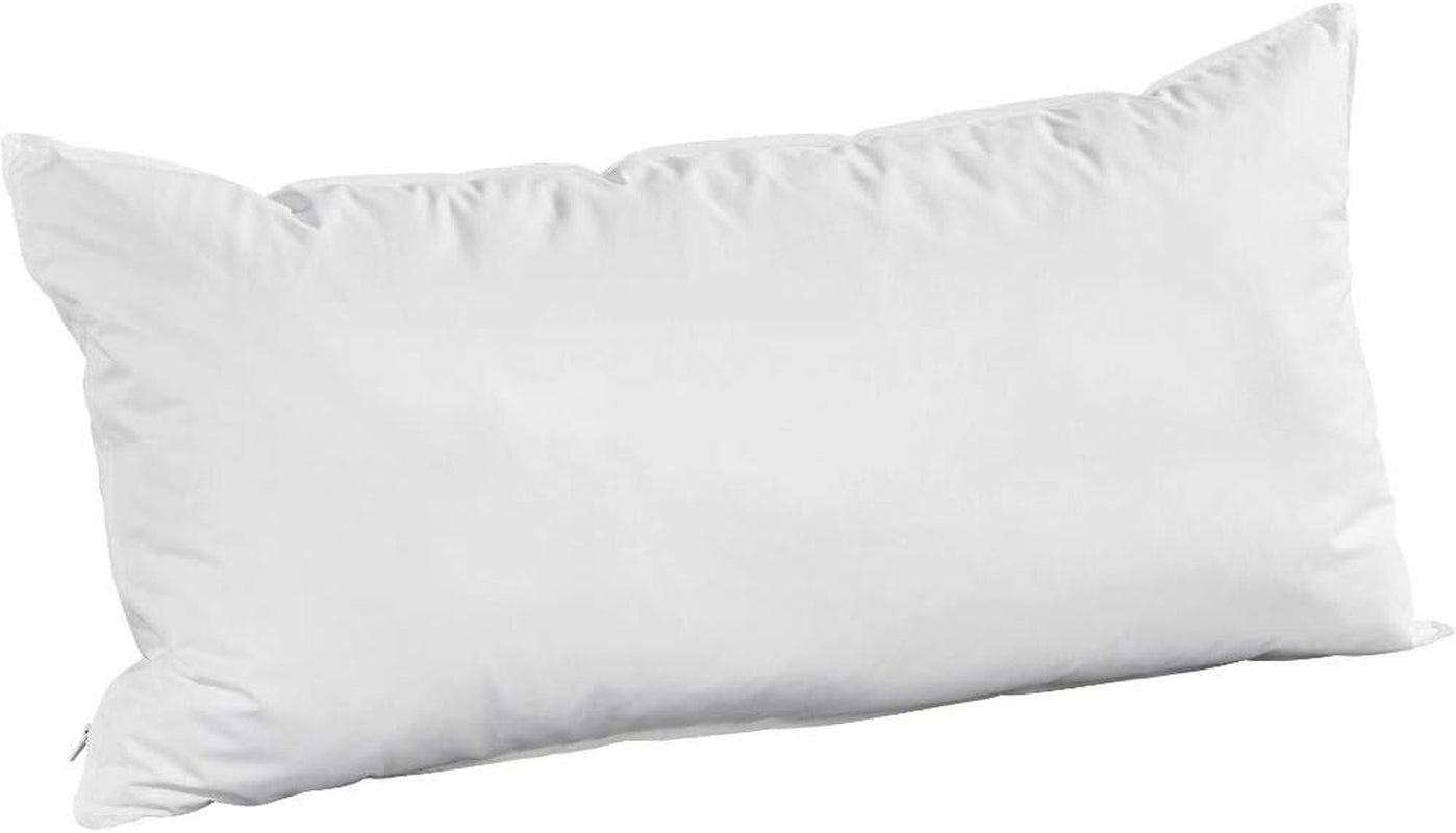 Badenia Trendline Pernă Comfort cu husă din bumbac, 40 X 80 cm, alb, certificată Oeko-Tex, produsă în conformitate cu standardul de calitate german Perne standard Naty Shop 40 X 80