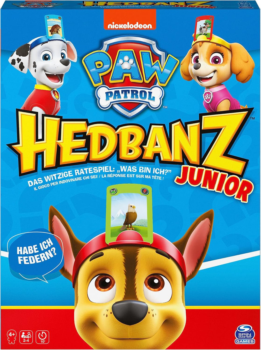 Spin Master Games - Hedbanz, jocul de ghicit rapid pentru întreaga familie, ediție nouă (2025) cu componente de joc excelente, pentru 2-6 jucători cu vârsta de 6 ani și peste