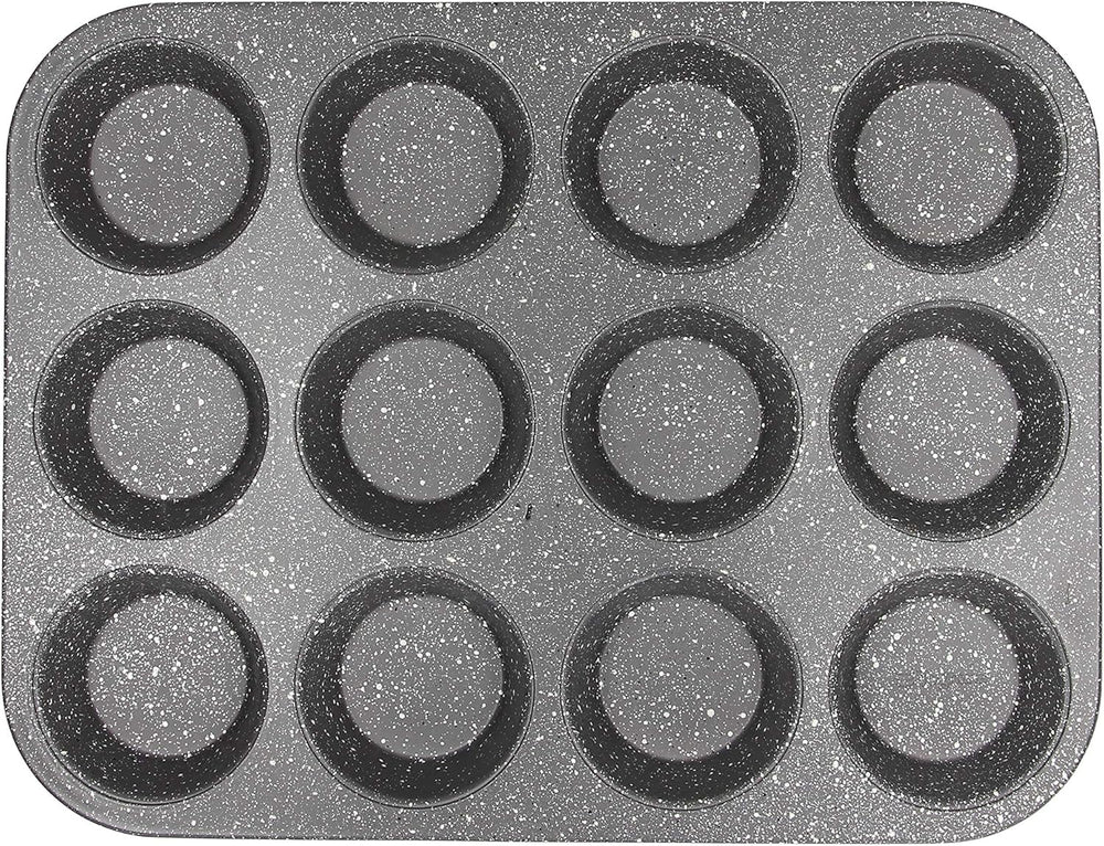 Pure Roq Muffinform Für 12 Muffins, Aluminium, Schwarz Matrite si tavi pentru copt Naty Shop