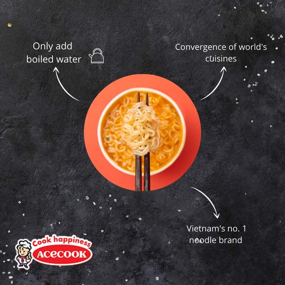 ACECOOK - OR Tăiței instant de orez Nam Vang - Pachet multiplu (24 x 71 g)