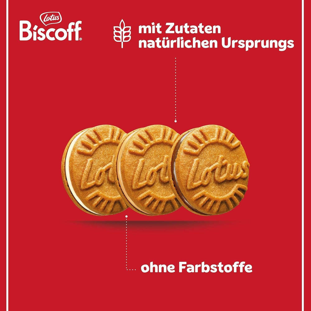 Lotus Biscoff | Pachet Variat de Biscuiți Dubli | 3 Varietăți | 2 Pachete per Varietate | 15 Biscuiți Dubli per Pachet | Ingrediente de Origine Naturală | Fără Coloranți | 6 x 150g | 900g