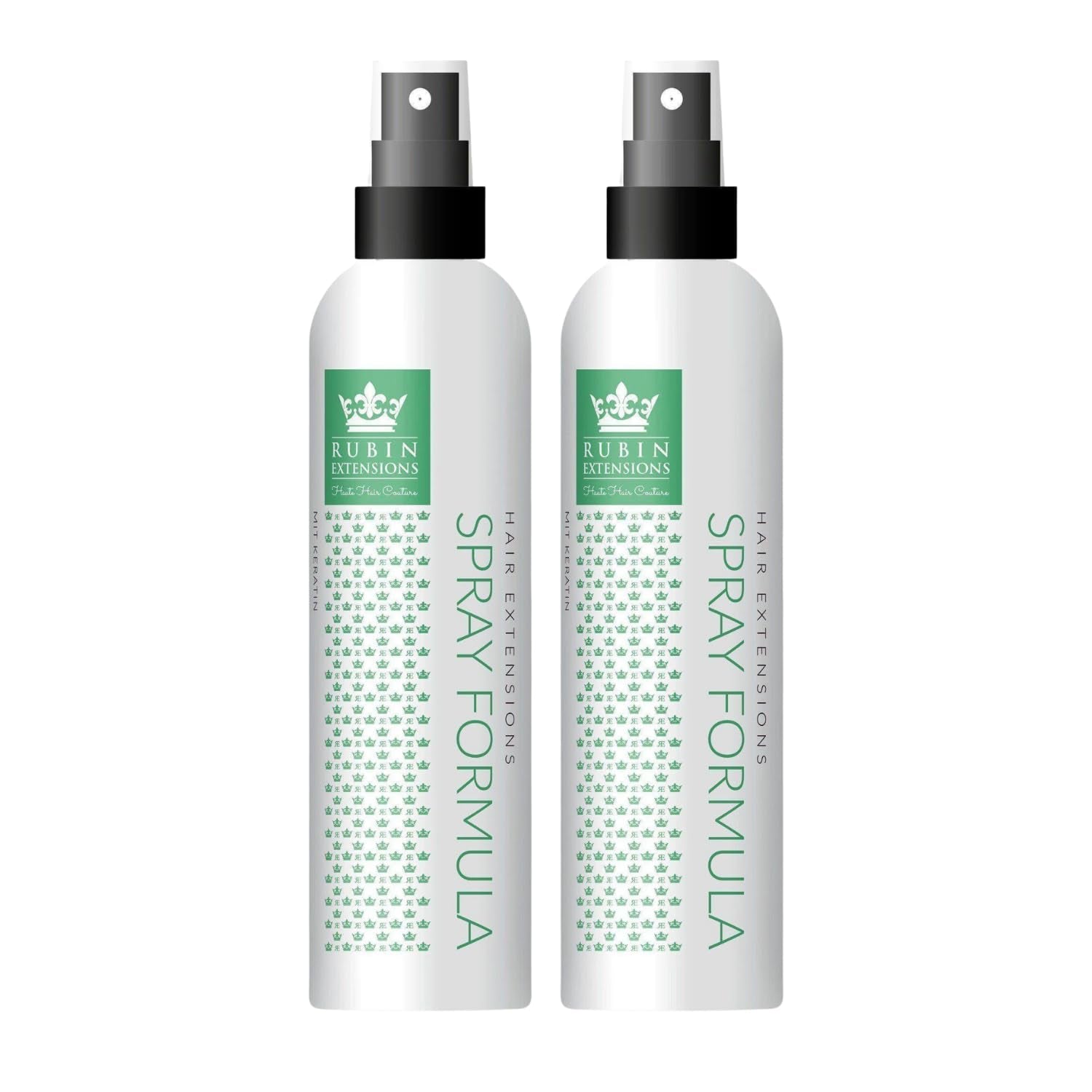Spray cu 2 faze pentru îngrijirea extensiilor de păr uman | keratină, colagen și B5 extrem de concentrate | protecție și strălucire pentru extensiile de bandă din păr uman | ideal pentru extensii de păr uman și împletituri din păr uman | 2-pack Produse pentru descurcarea părului Naty Shop 200 Ml (pachet de 2)