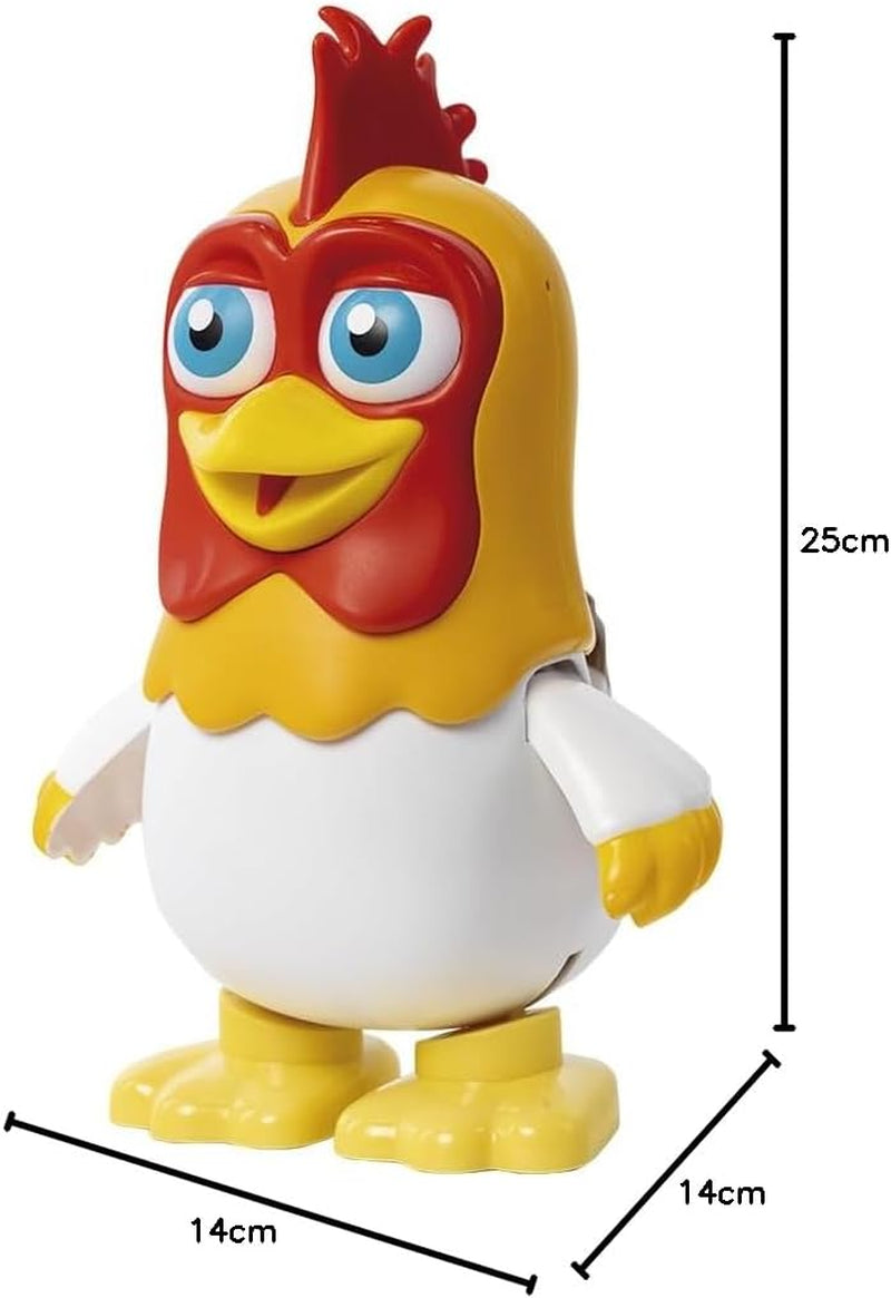 BANDAI GM85005 - Bauernhof Zenon Ballongo Bartolito-Puppe, Mehrfarbig, interaktive Lauf- und Tanzpuppe, Spielzeug mit Musik für Kinder, Party, Geburtstag