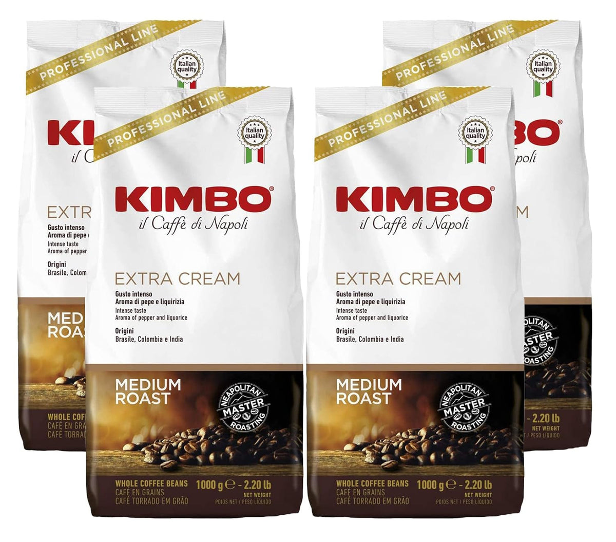 Cafea espresso, frișcă suplimentară, 4 boabe de cafea x 1 kg