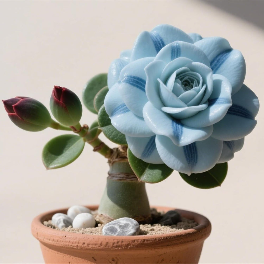 Winterhart pflanzen, Gift, Mysteriöse magische Glühbirne,Lebende Pflanzen,Mehrjährige Blumenzwiebel ist winterhart,Blumenzwiebel Mix-2Wüstenrose knollen-C