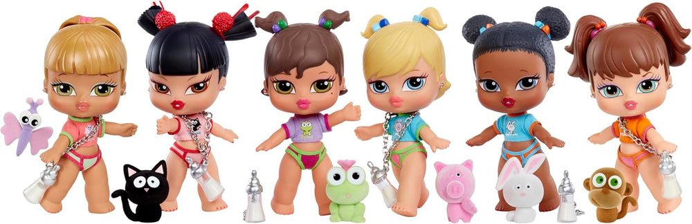 Bratz Babyz Sammlerpuppe - Sasha - mit Echter Mode und Haustier - Kinderspielzeug - Ideal ab 6 Jahren