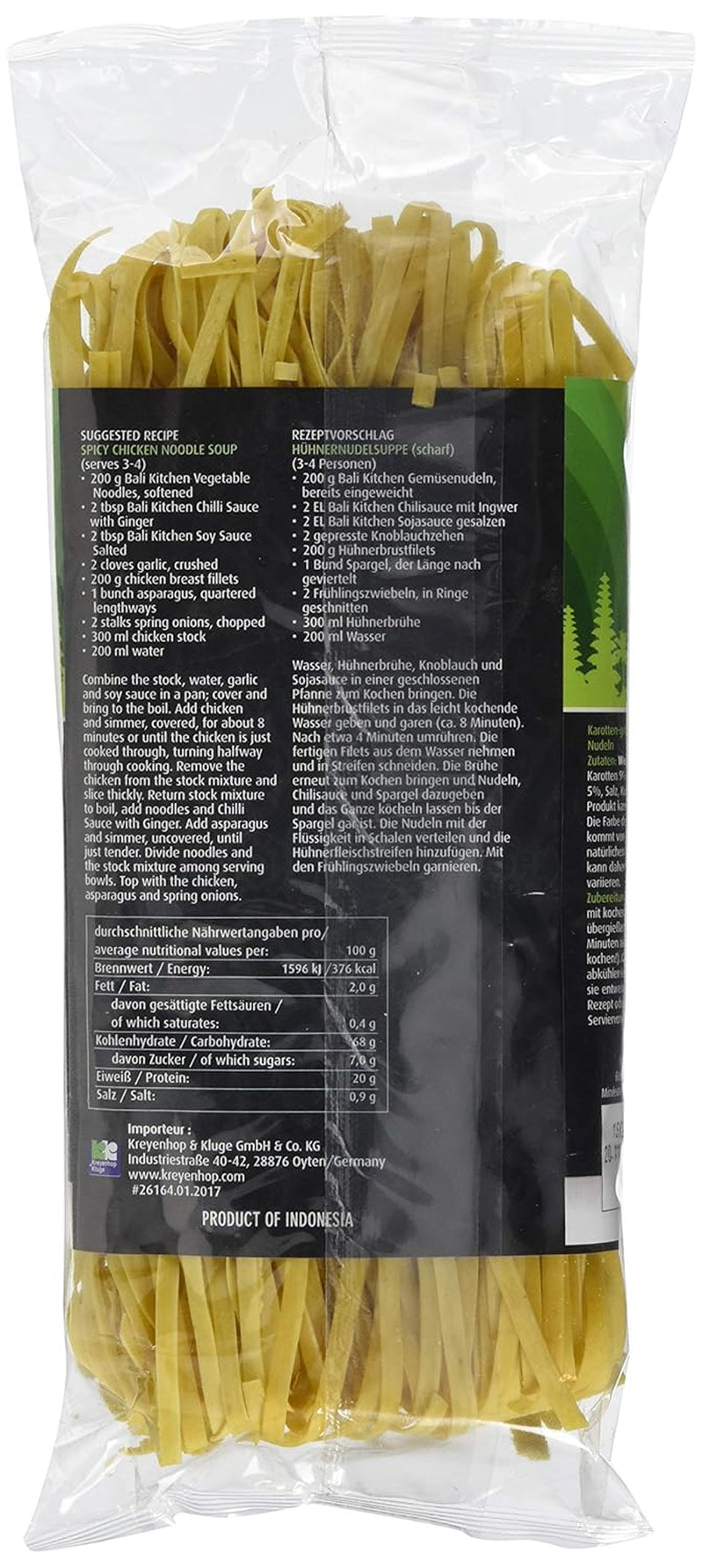 Tăiței cu legume, pachet de 5 (5 x 200 g)