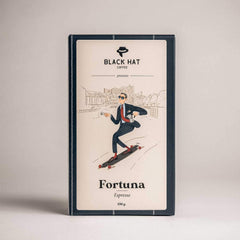 BLACK HAT ESPRESSO Fortuna - Cafea de specialitate 100% Arabica din Guatemala – Ciocolată și Fructe Roșii – 250g Boabe întregi pentru espressoare