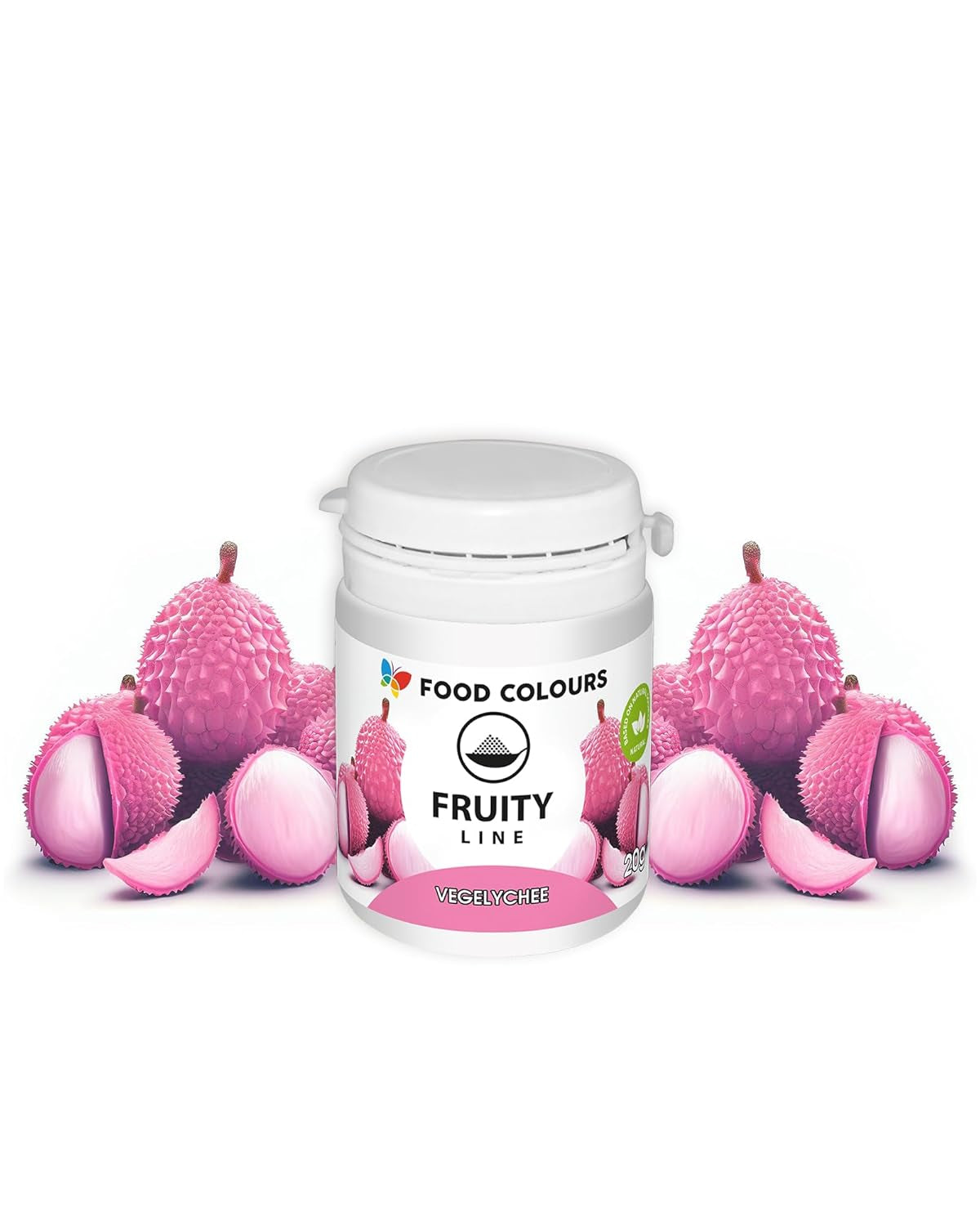 Coloranți alimentari pudră colorant natural Fruity Line BLUEBERRY 20G pudră colorantă naturală pentru creme glazură burete aluat sub formă de pudră colorant alimentar pentru băuturi jeleuri