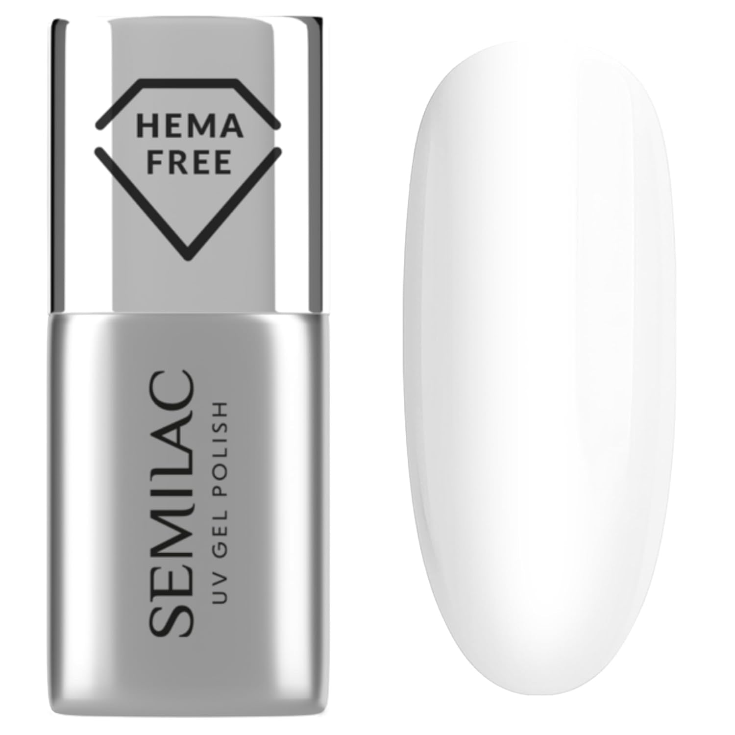 Bază de ojă UV Semilac Pure&Clean 7 ml – Bază hibridă autonivelantă pentru unghii sensibile