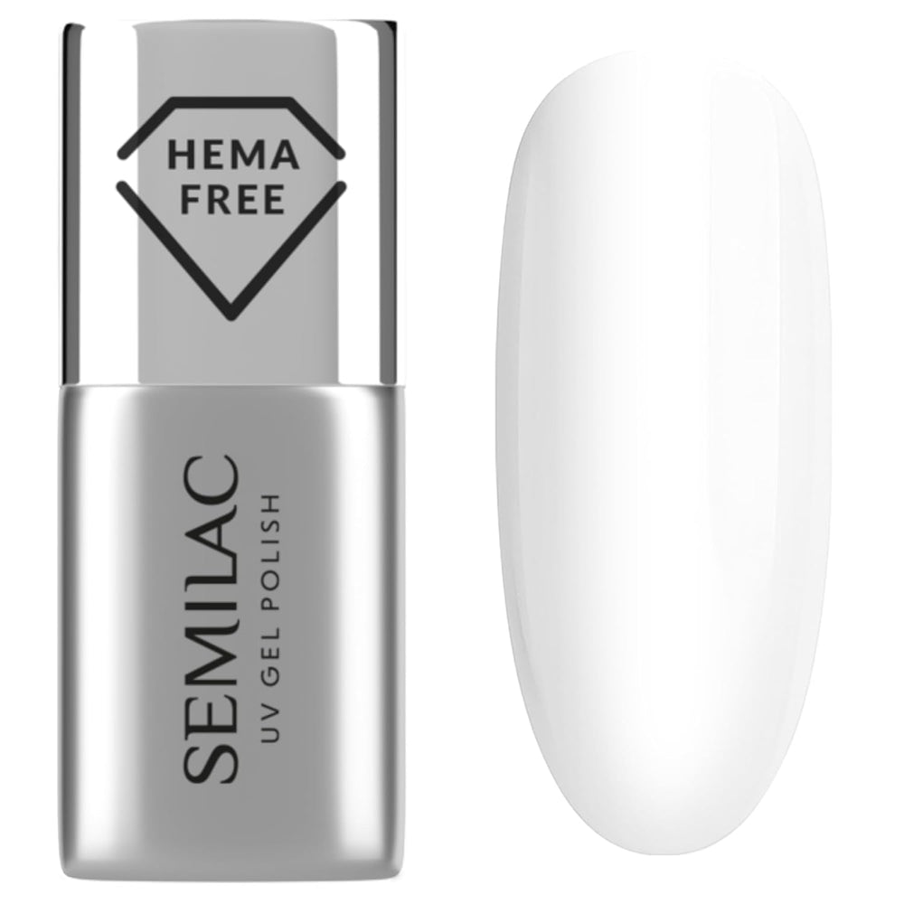 Bază de ojă UV Semilac Pure&Clean 7 ml – Bază hibridă autonivelantă pentru unghii sensibile