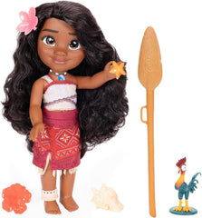 Disney - Vaiana 2 – Singende Puppe Vaiana, beweglich - Größe 35 cm – polynesisches Outfit – Frisierbares Haar – Spielzeug für Mädchen ab 3 Jahren