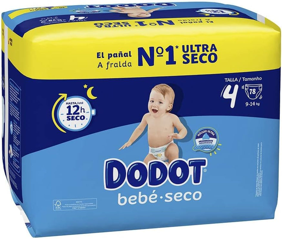 Scutece Bebé-Seco, mărimea 3, 6 kg - 10 kg, 84 scutece, uscare până la 12 ore