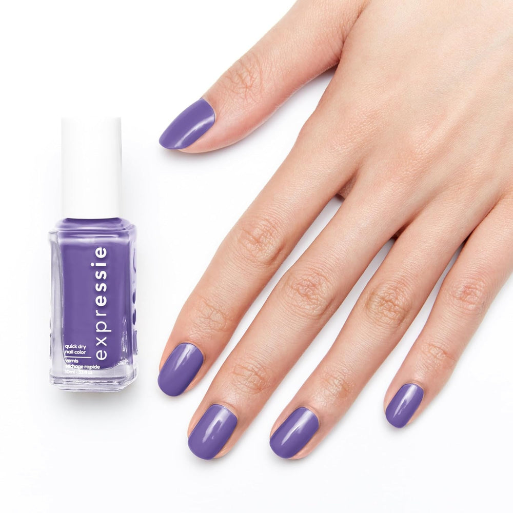 Oja cu uscare rapidă Essie „expressie”, formulă vegană fără ingrediente de origine animală, nr. 560 choreo queen, violet, 1 x 10 ml