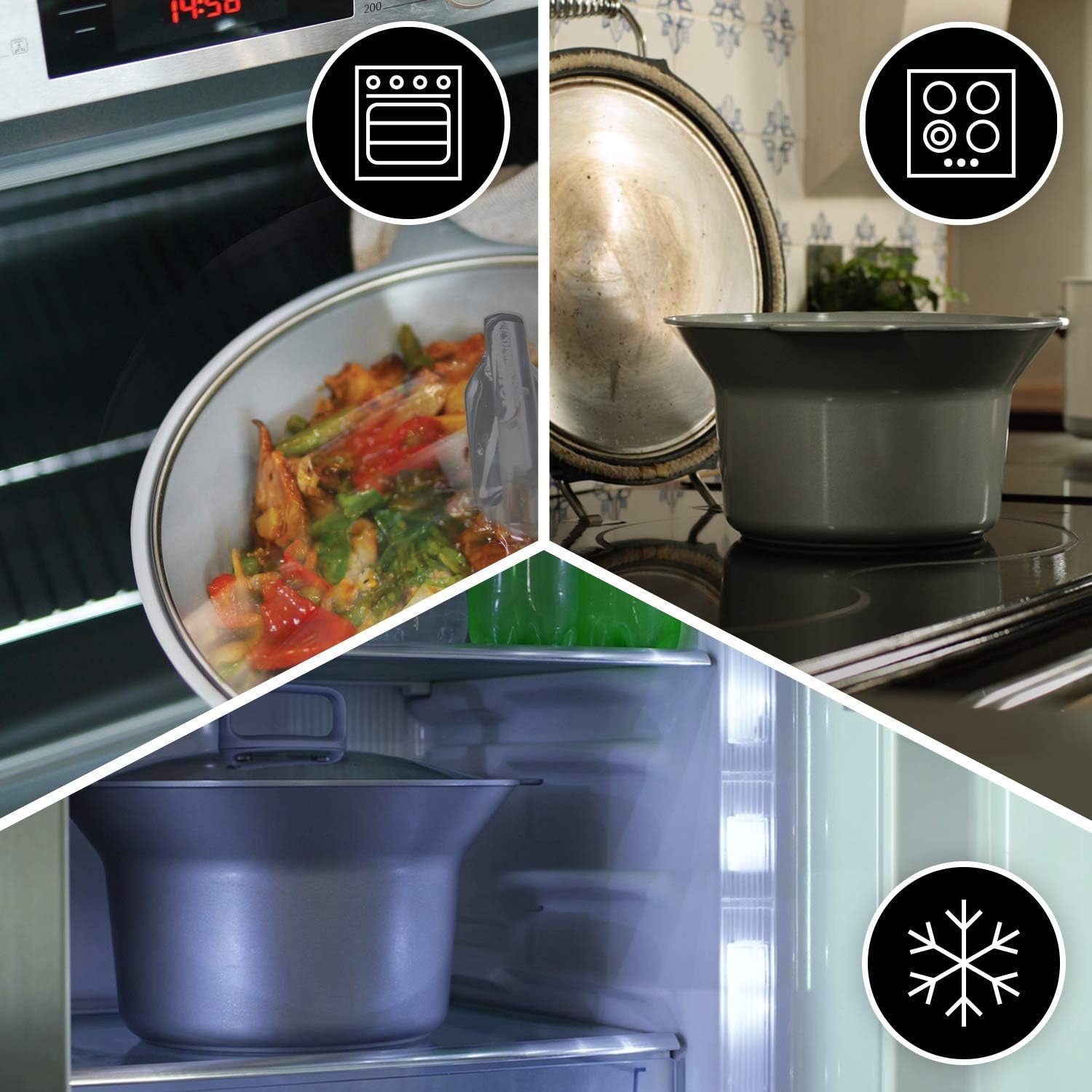 Crock-Pot Digital Slow Cooker Saute Slow Cooker cu Duraceramic 5 litri, CSC026X Slow Cooker Naty Shop
