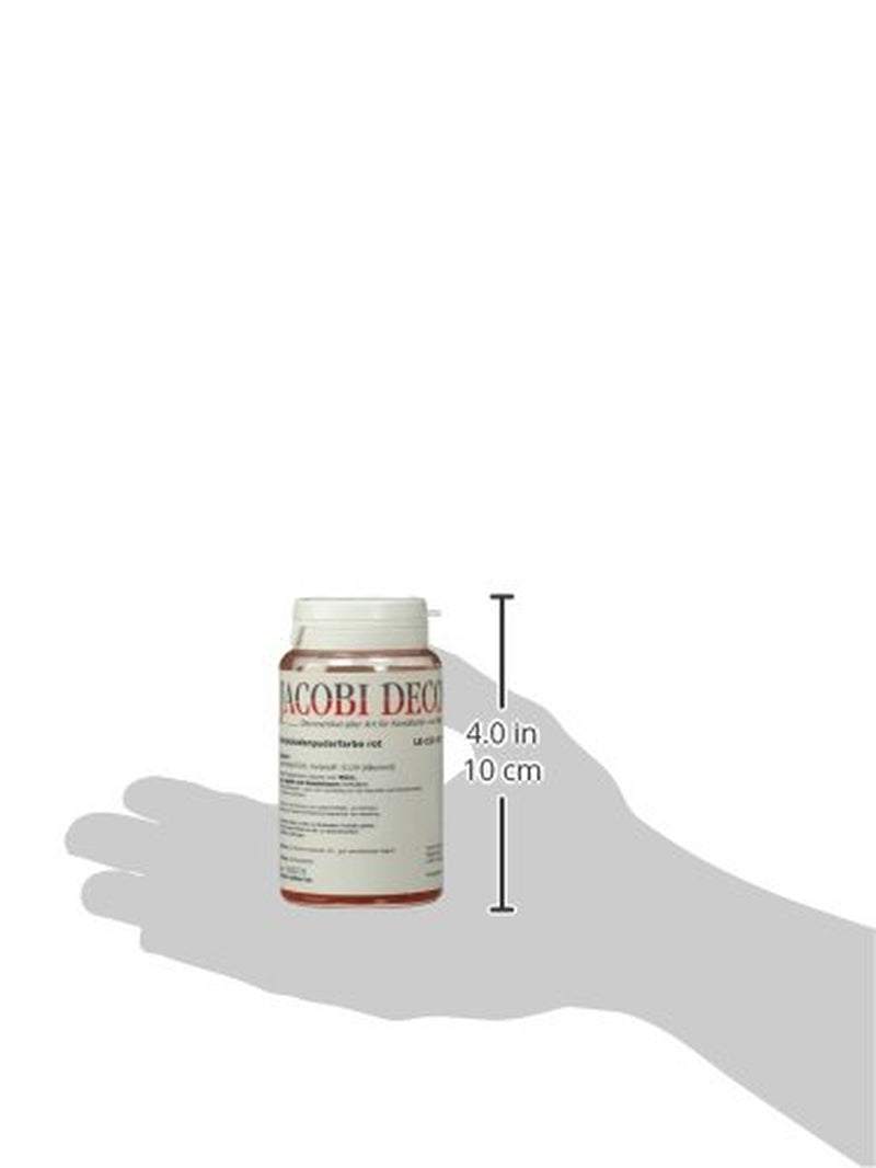 Pudră liposolubilă Cake Company Colorant roșu (1 x 25 g) | Ideal pentru colorarea alimentelor | Efect metalic