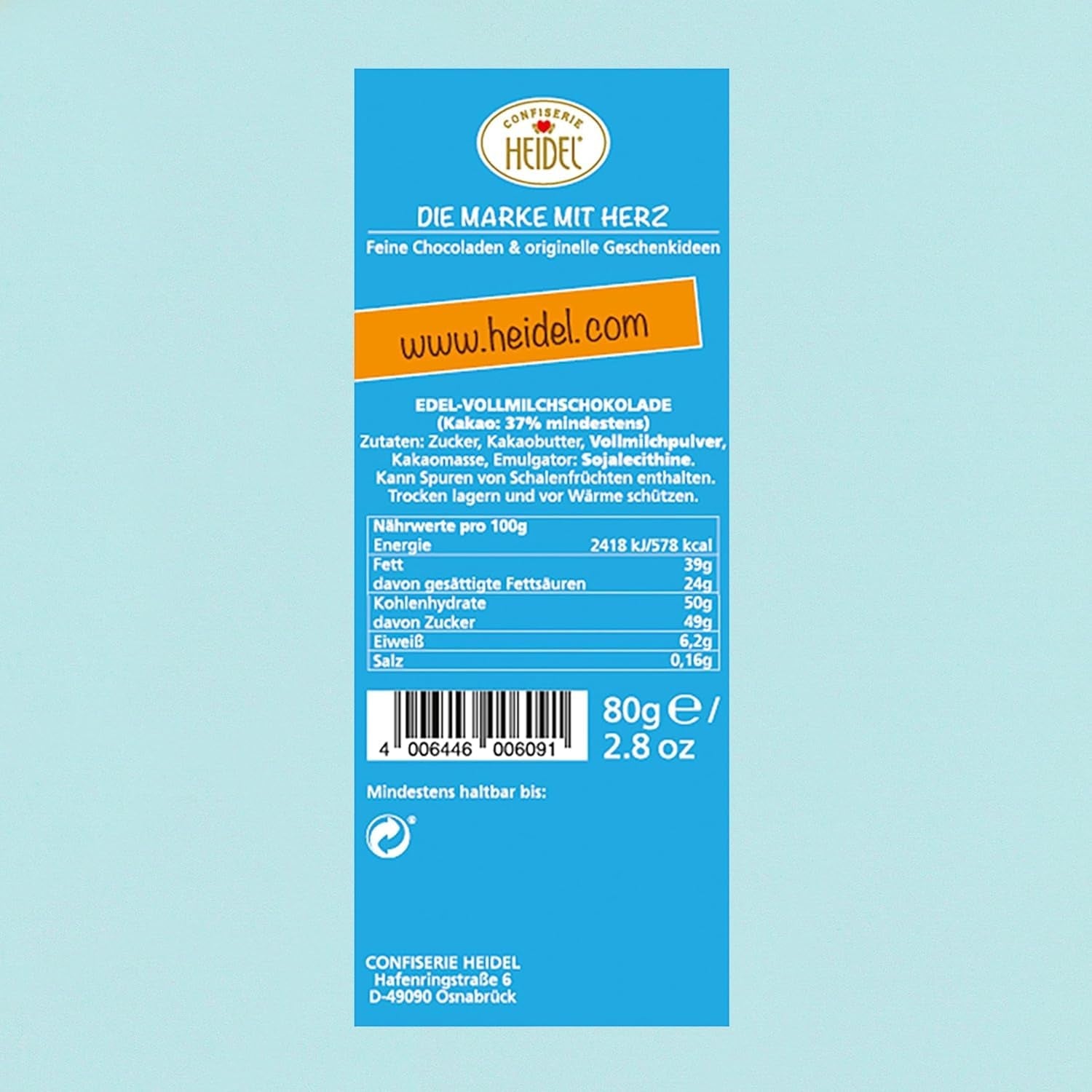 Batoane de ciocolată cu lapte Heidel Thank You 3x80g, 16 mini-batoane a câte 5g per pachet, Diverse expresii de recunoștință, Idee de cadou rafinată