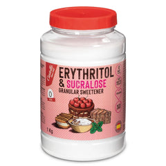 Erythrit + Sucralose 1:4 Süßstoff | 1G = 4G Zucker | 0 Netto-Kohlenhydrate - 0 Kalorien - 0 Glykämischer Index - Keto - Kein GVO - Castello since 1907 - 1 Kg Indulcitori Naty Shop Default Title
