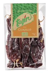 TAJIN Chili Guajillo – Getrocknete Ganze Guajillo-Chilischoten | Authentisches Mexikanisches Gewürz für Saucen und Marinaden – Würzig, Rauchig und Scharf, Perfekt für Gewürzmischungen und Tacos