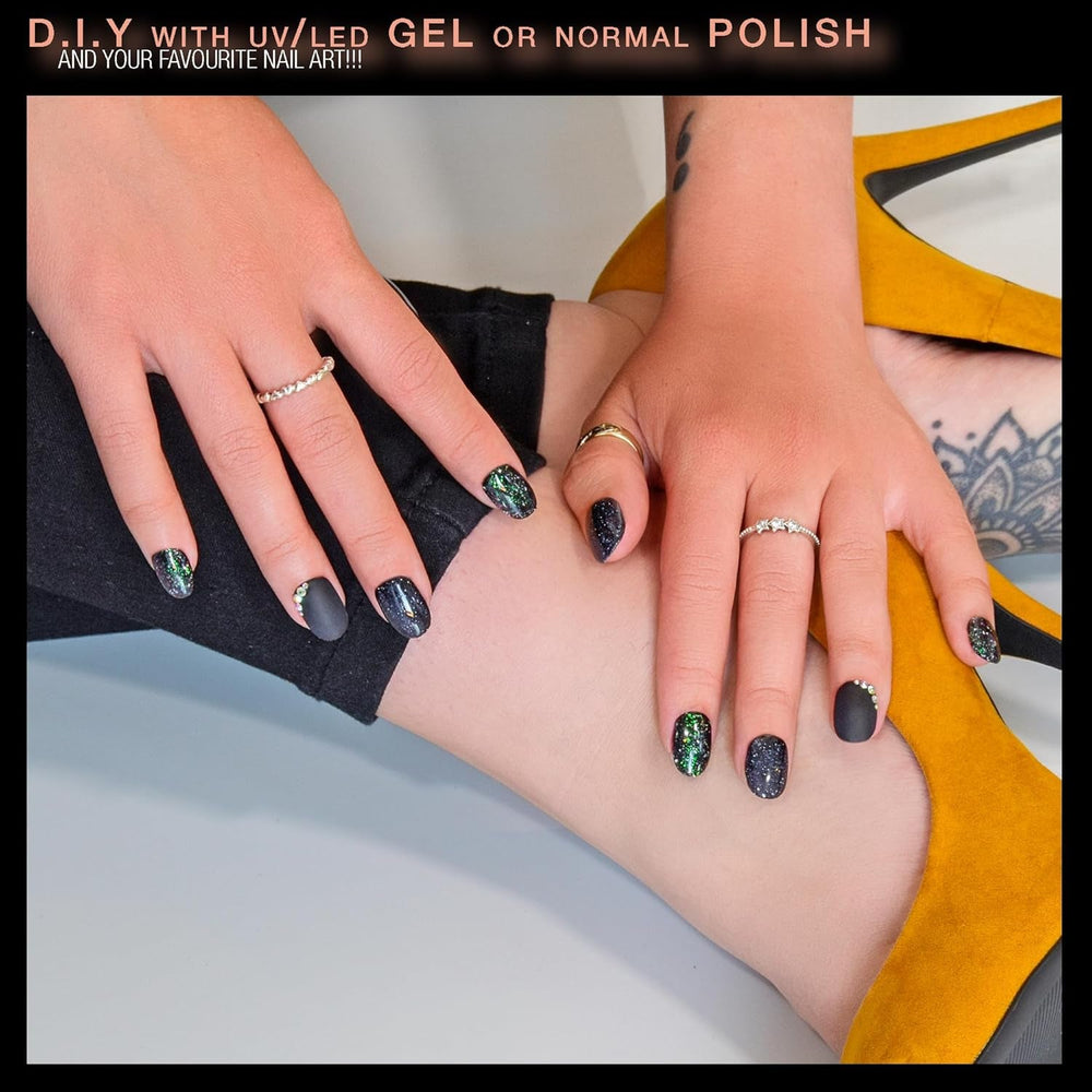 Extensii de unghii Vixi 600 scurte, ovale, cu pilă pregătitoare, 10 mărimi - Acoperire completă, opacă. Pentru profesioniști și uz casnic.