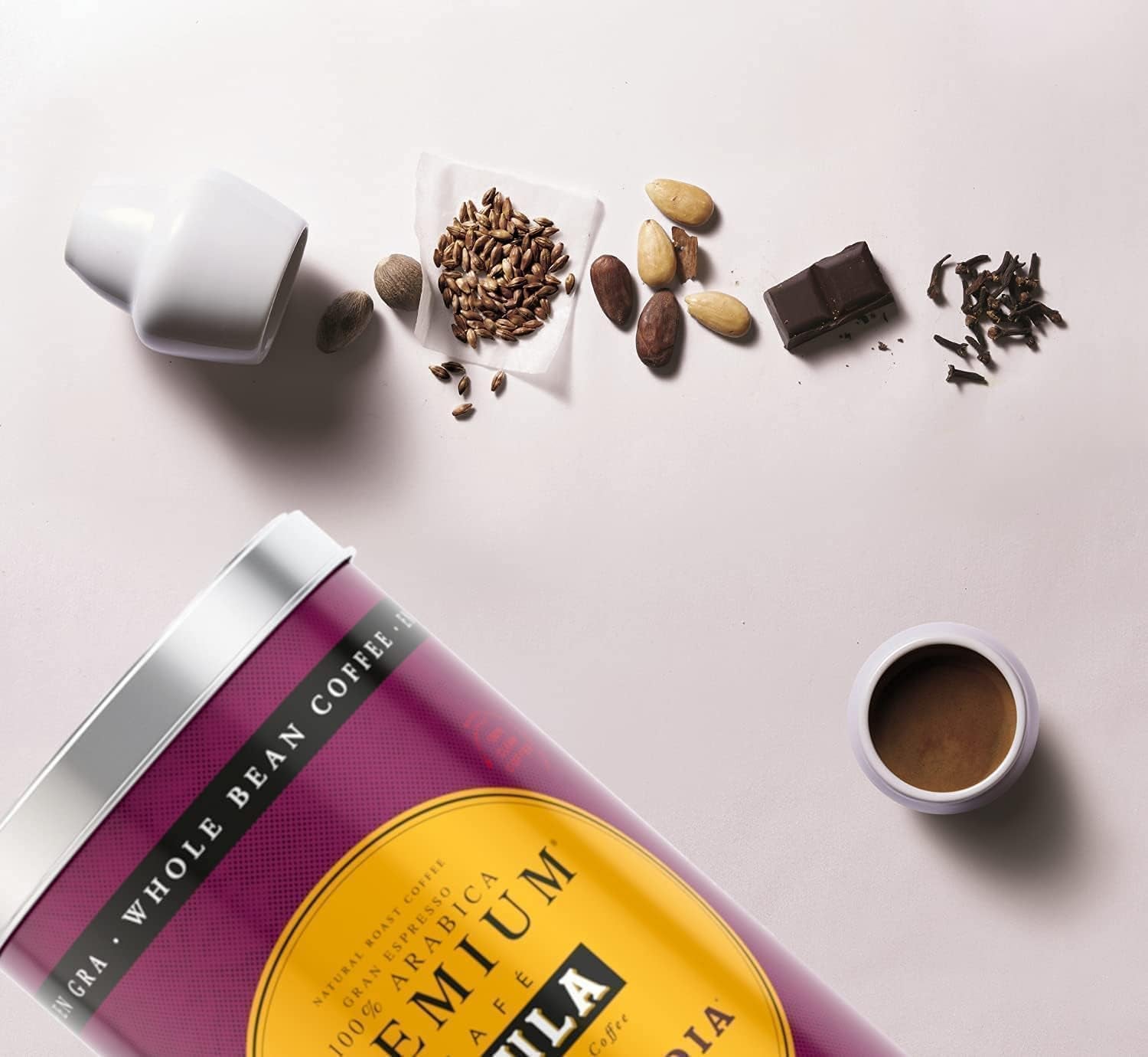 Cafea boabe Saula, 2 cutii a câte 500 gr. Premium Dark India 100% Arabica
