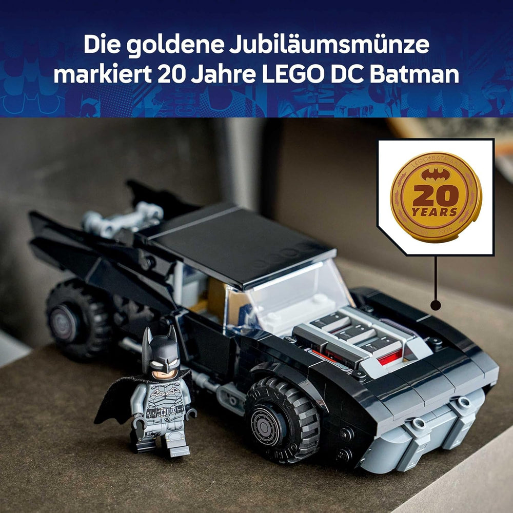 LEGO DC Batman: The Batman Batmobil - Kinder Spielzeug - Spielset mit Modellauto und Superhelden Minifigur für Kinder ab 9 Jahren - Kreatives Geschenk für Jungen, Mädchen und Fans - 76332