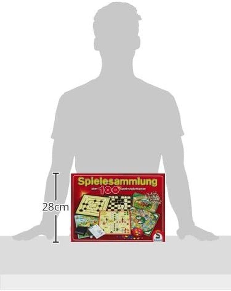 Schmidt Spiele 49147 - Colecție de jocuri, cu 100 de opțiuni de joc