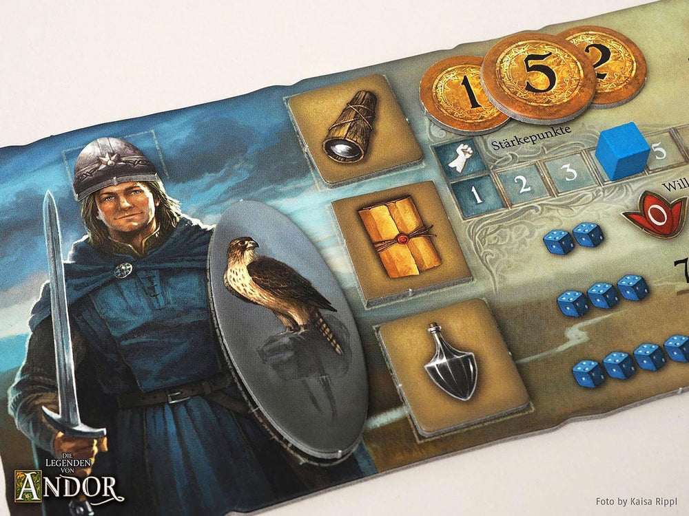 Kosmos 683122 Legendele din Andor - Big Box, joc de bază (Kennerspiel des Jahres 2013) și expansiuni suplimentare, Clasicul fantasy, joc de societate fantasy cooperativ, vârste de la 10 ani în sus