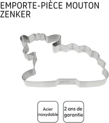 Formă de biscuiți Zenker 7720, oțel 18/10, argintiu