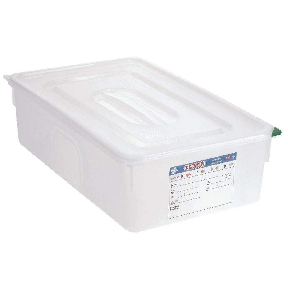 Cutie pentru alimente 21 litri (1/1 GN) 150 (H) x 530 (L) x 345 (P) mm; cantitate pachet: 4 bucăți Cutii depozitare alimente Naty Shop Titlu implicit