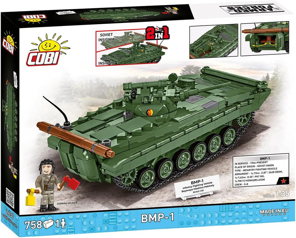 BMP-1 (Boyevaya Mashina Pekhoty 2 in 1 DDR/RUS), grün