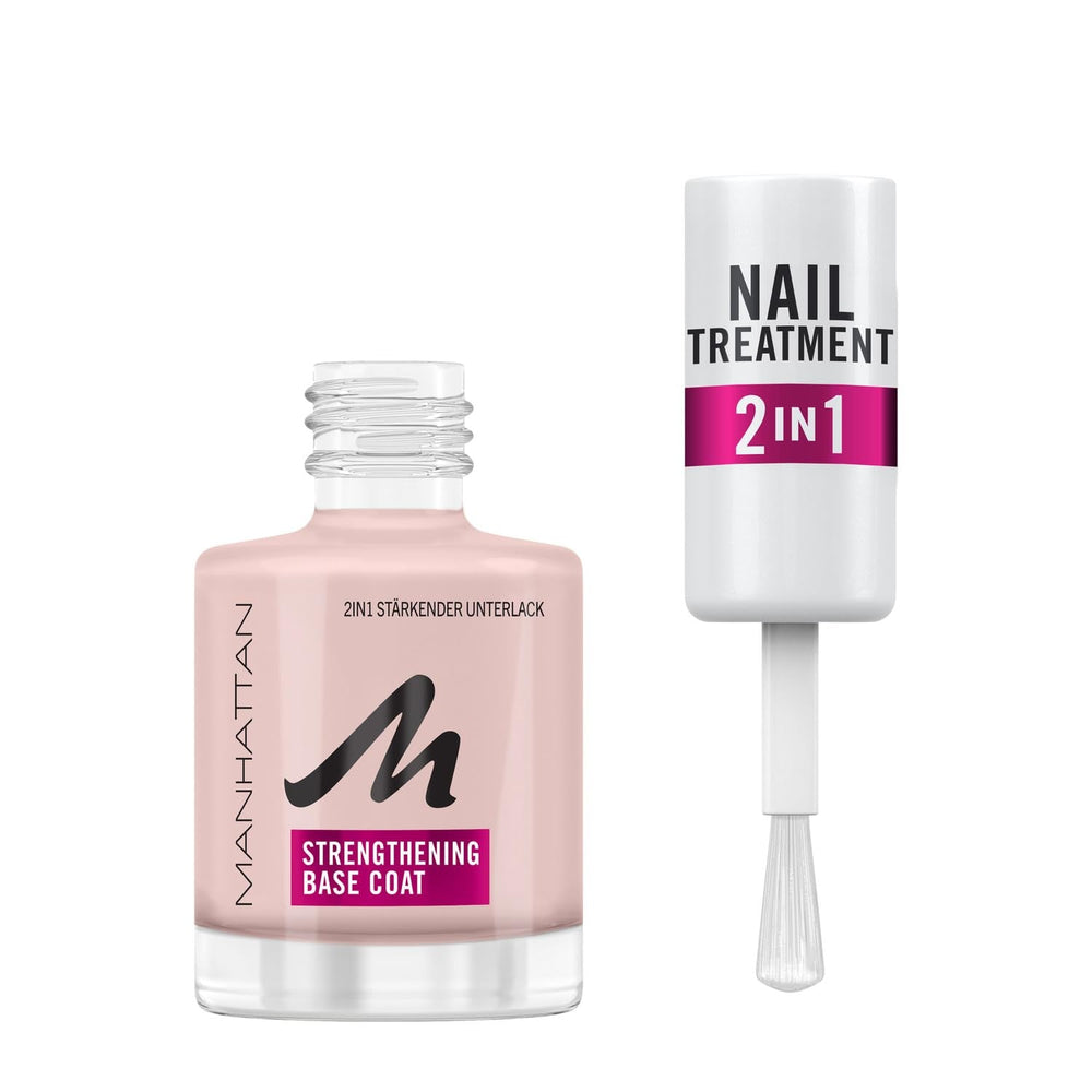 Manhattan Nail Top Coat Ultra Shine, top coat transparent cu finisaj lucios pentru o manichiură de lungă durată, 12 ml