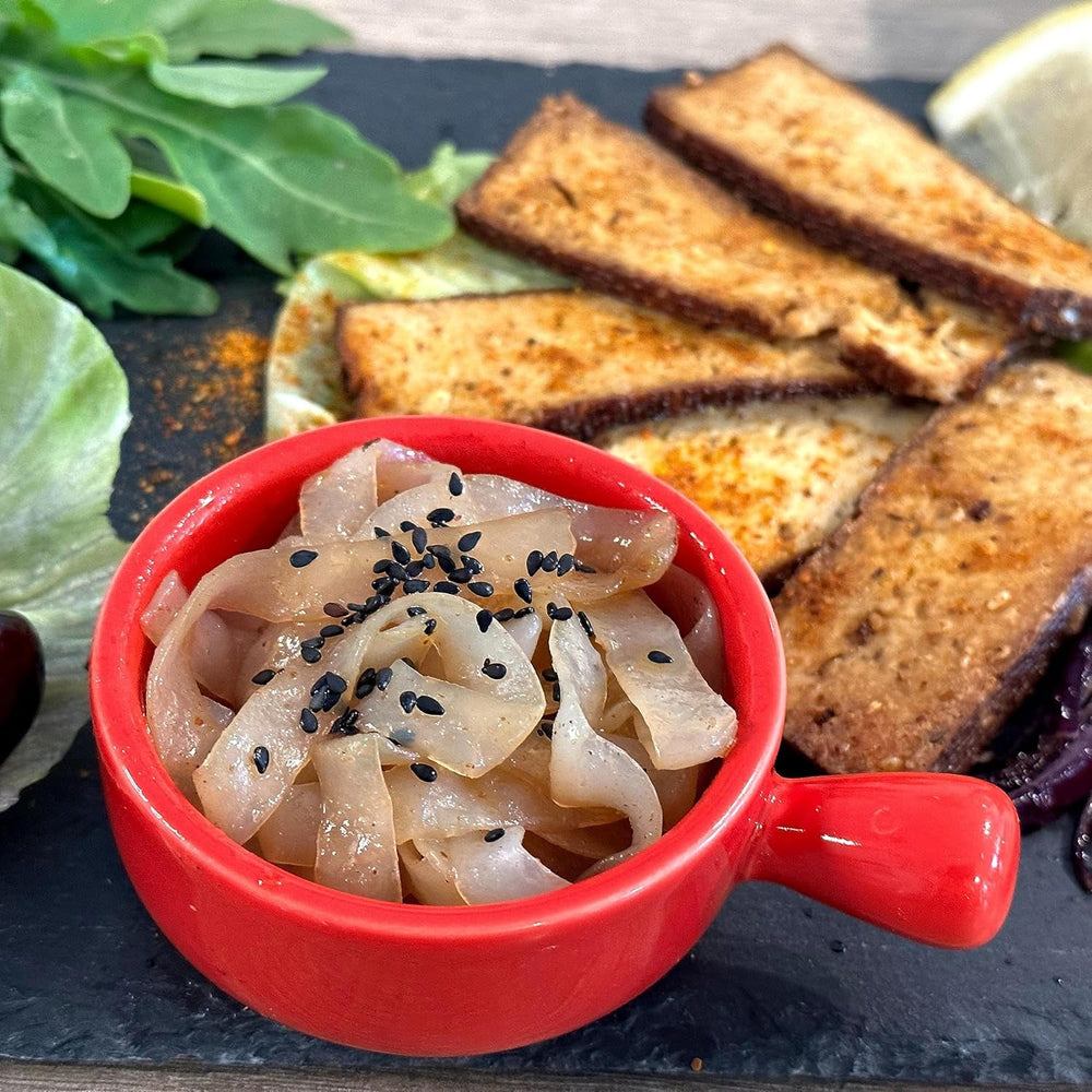 Elf-Family 6 Cutii (12 buc.) Tăiței Konjac Organici Ultra Low Carb Shirataki Vegani Fără Gluten - 1,62 kg, Tăiței Instant fără carbohidrați/Keto/Scăzuți în calorii/Fără grăsimi/Fără zahăr - Spaghete și Fettuccine