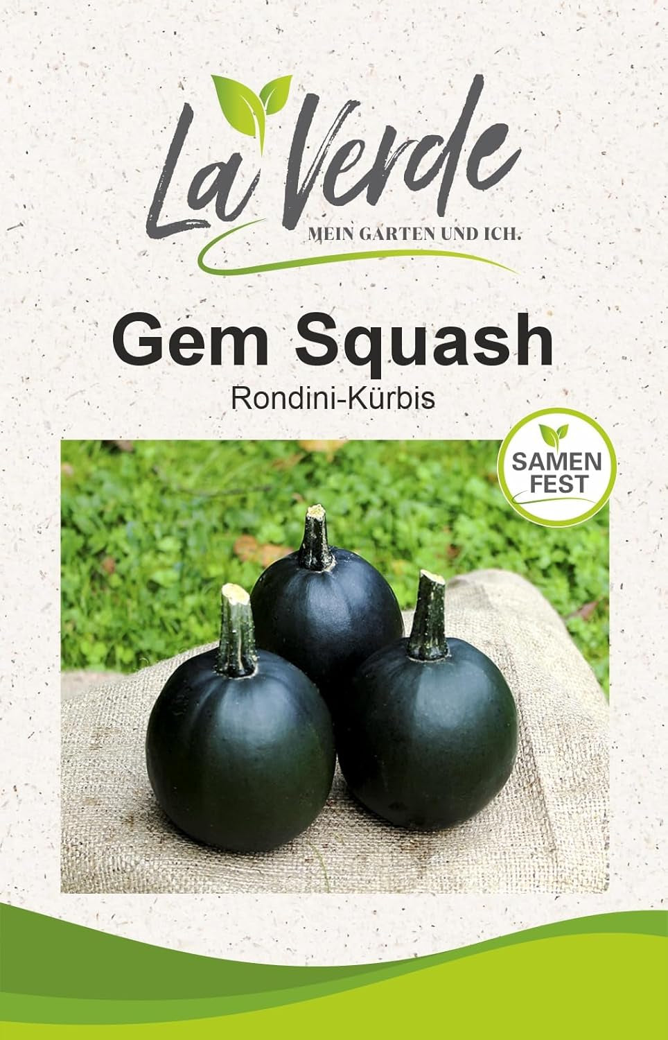 La Verde MEIN GARTEN UND ICH. Gold Rush Zucchini Samen Für Ca. 8–10 Pflanzen, Fruchtgemüse, Saftig Und Aromatisch, Saatgut Ohne Gentechnik