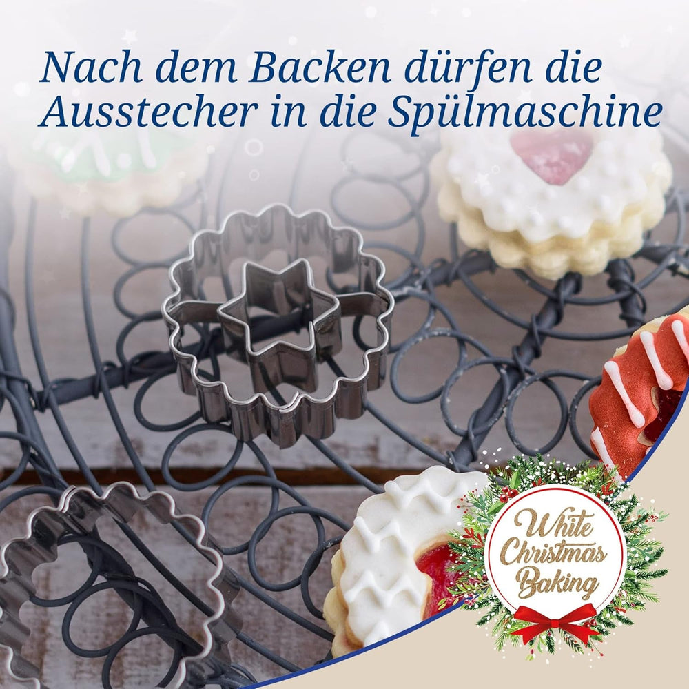 Dr. Oetker 1062 Set de tăiat prăjituri Linzer din 5 piese