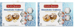 – Fursecuri crocante cu migdale, cea mai înaltă calitate, biscuiți tipici de Crăciun, rețetă artizanală, 250 g (pachet de 2)