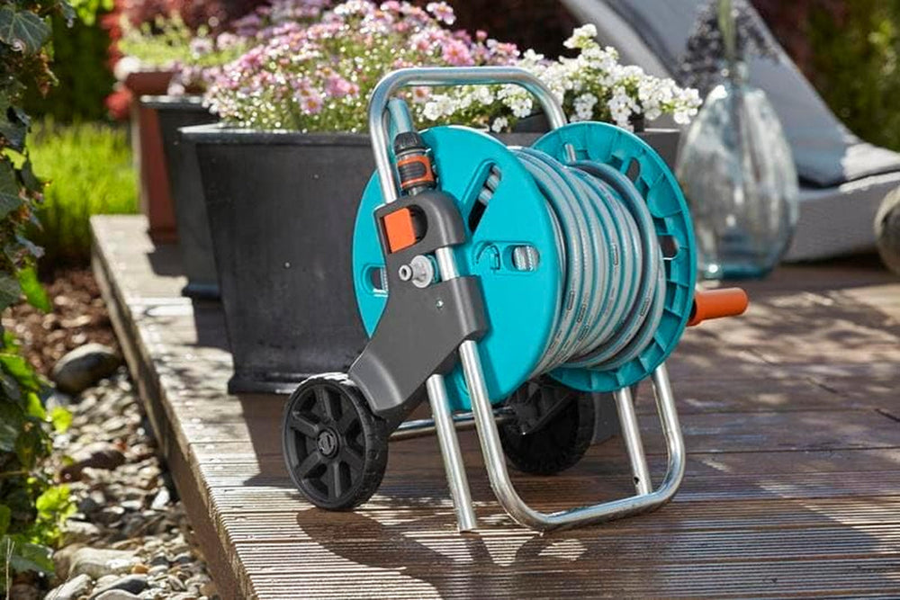 Cărucior pentru furtun GARDENA CleverRoll S, rolă pentru furtun, depozitare compactă (18500-20)