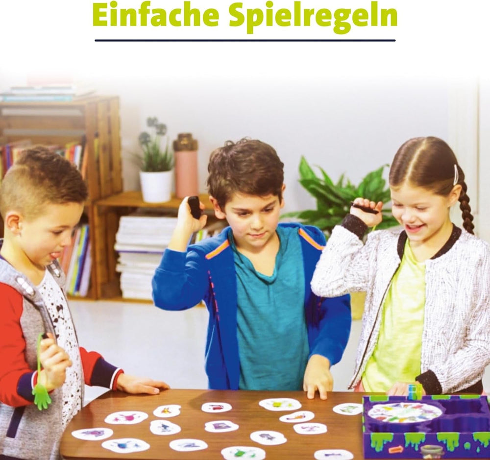 Jocul pentru copii Ravensburger Monster Strong Slime Slap, joc de petrecere și familie, pentru copii și adulți, pentru 2-4 jucători, de la 5 ani