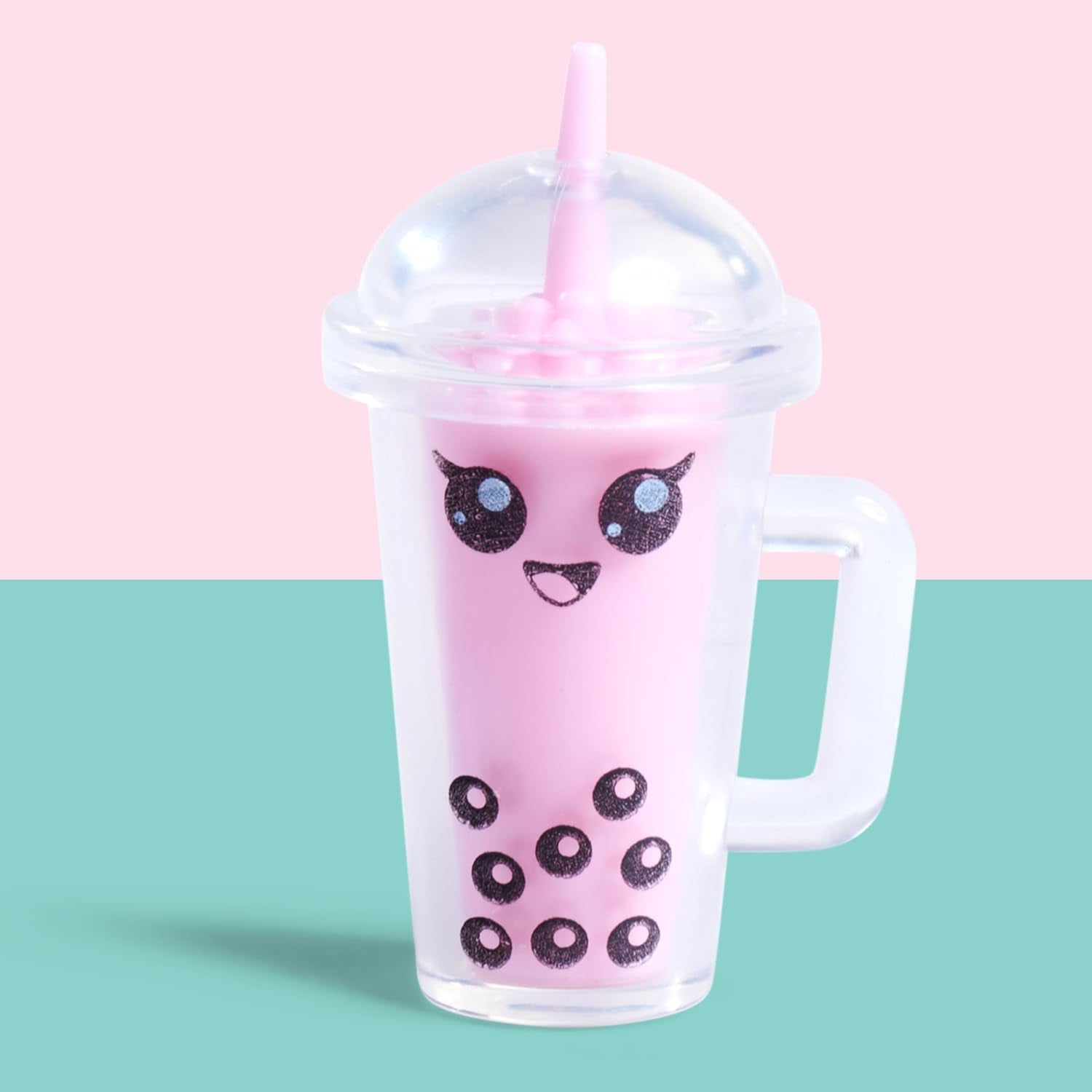 Simba Evi Love Bubble Tea – Puppe (12 cm) im süßen Bubble-Tea-Outfit mit Haarband & Becher, Mode- & Rollenspiel für Kinder ab 3 Jahren