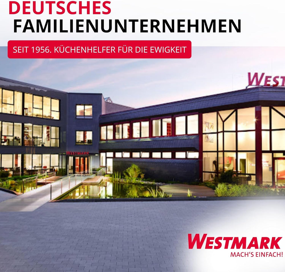 Formă de biscuiți Westmark Cologne Cathedral – Formă de biscuiți din oțel inoxidabil pentru fanii parfumului de Koln – Formă de biscuiți precisă pentru aluat, brânză, legume și decorațiuni de petrecere, 8 cm