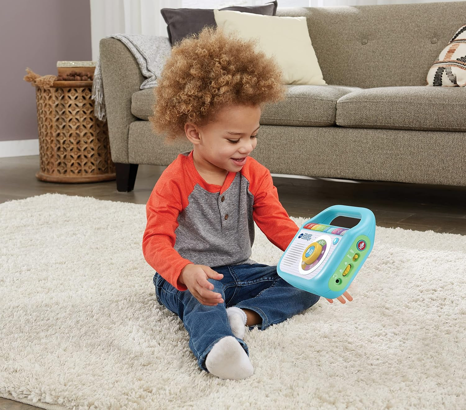 Vtech Baby My first music player - Cu 40 de melodii, Bluetooth și funcție de înregistrare - Pentru copii cu vârsta cuprinsă între 2-5 ani Jucarii Bebe Naty Shop