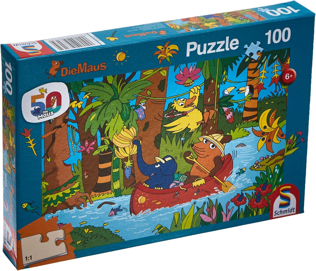 Șoarecele, în junglă (puzzle pentru copii) Puzzle Naty Shop Titlu implicit