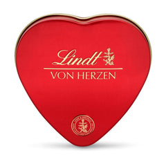Lindt Ciocolată din Inimă | 30 g | 6 praline în varietățile Marc de Champagne, Coeur à l'Orange, Ciocolată cu Lapte Crocantă, Marțipan cu Portocale într-o frumoasă cutie în formă de inimă | Cadou de ciocolată | Cadou de ciocolată