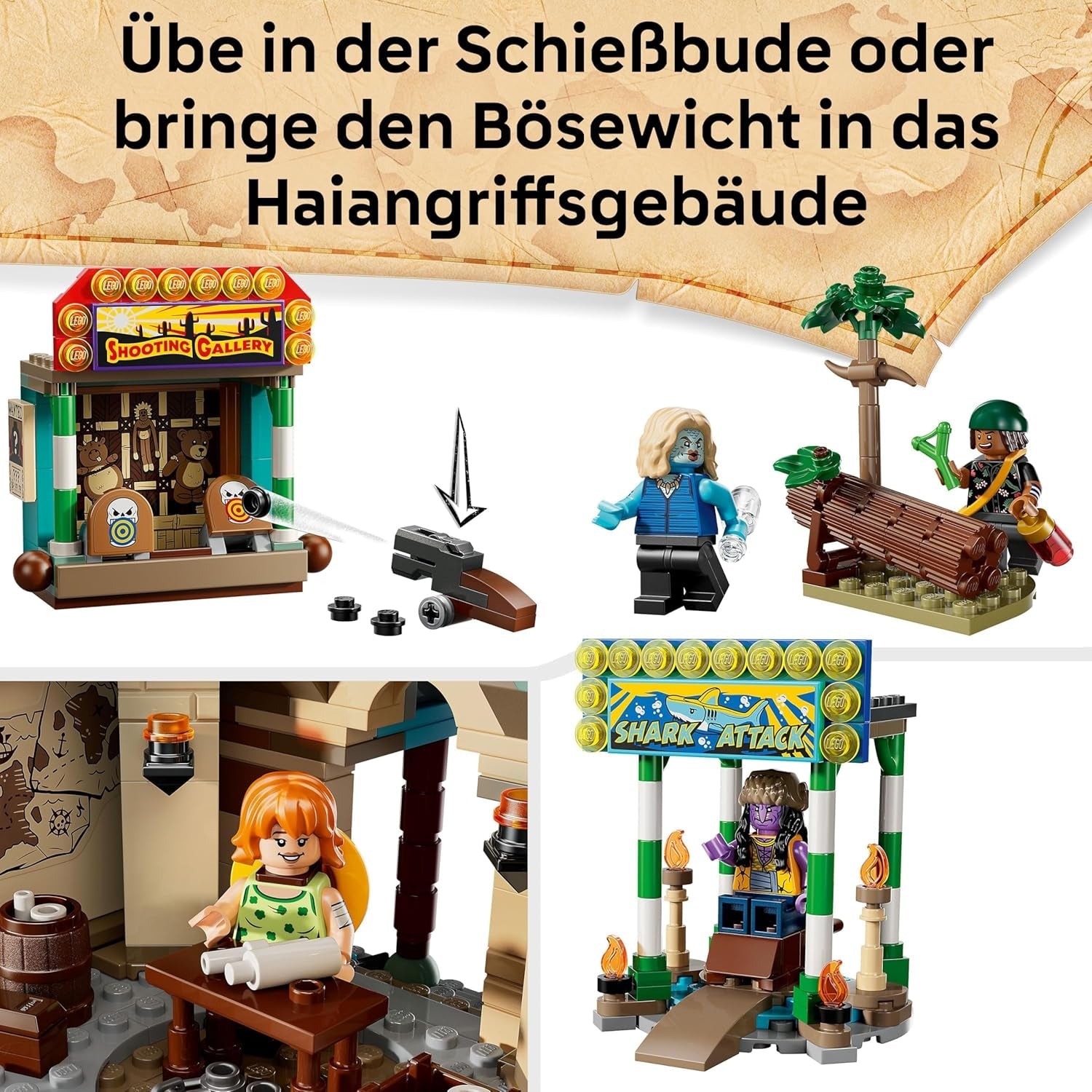 LEGO ONE PIECE - Showdown im Arlong Park - Interaktives Spielzeug mit 5 Minifiguren - Ruffy & Nami sowie Einer einstürzenden Pagode - Anime Geschenk für Jungen, Mädchen & Fans ab 9 Jahren - 75638