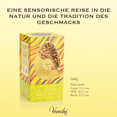 Venchi - Ou de ciocolată, aromă de fistic, cu fistic întreg, cu surpriză, fără gluten, 500g, colecție de Paște, idee de cadou