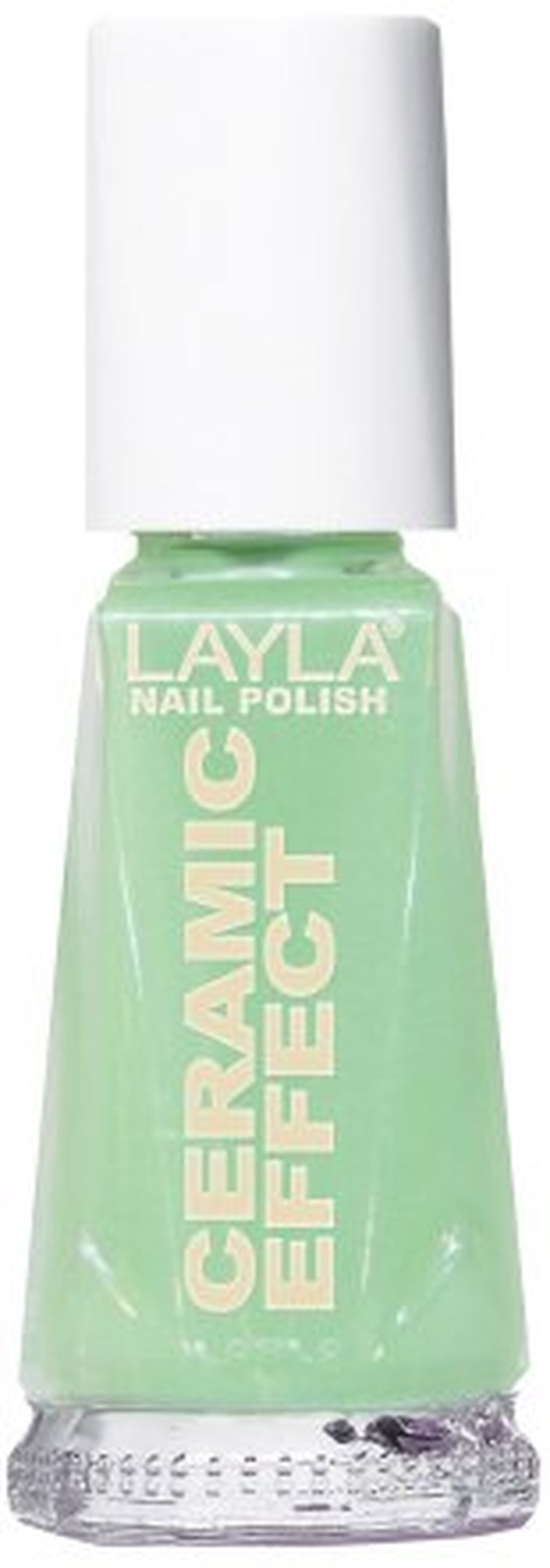 Cosmetics 1243R23-109 Ceramic Effect Nagellack - orange fluo, 1er pack (1 x 0.01 l)