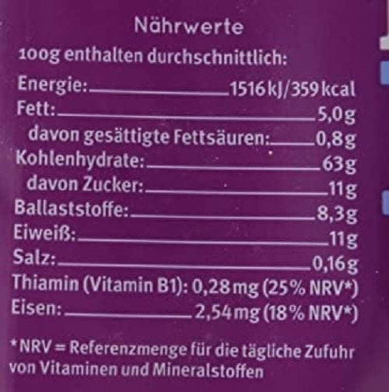 muesli de ovăz hof cu fructe de pădure, fără gluten (425 g) - Bio