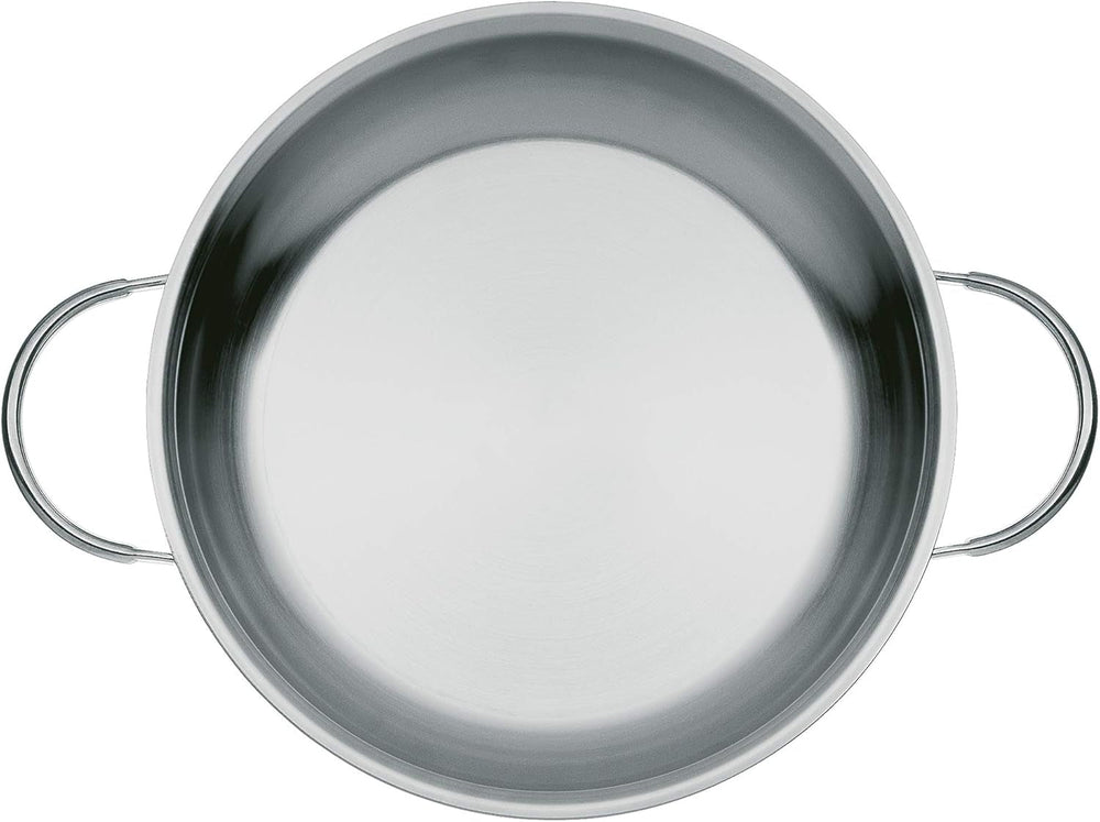 WMF Profi tigaie de servire/prăjire 28 cm inducție, tigaie din oțel inoxidabil Cromargan, neacoperită Oale si Tigai Naty Shop